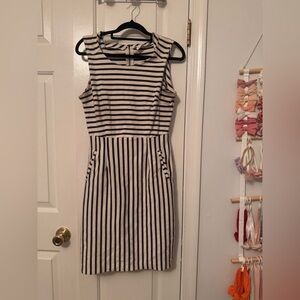 Old Navy Black and White Sheath Mini Dress